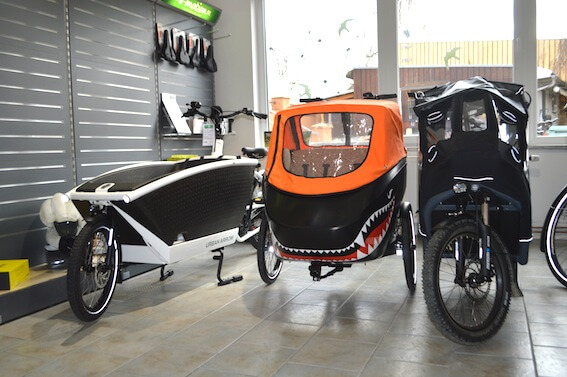 Cargo bikes display © Barry Lyster