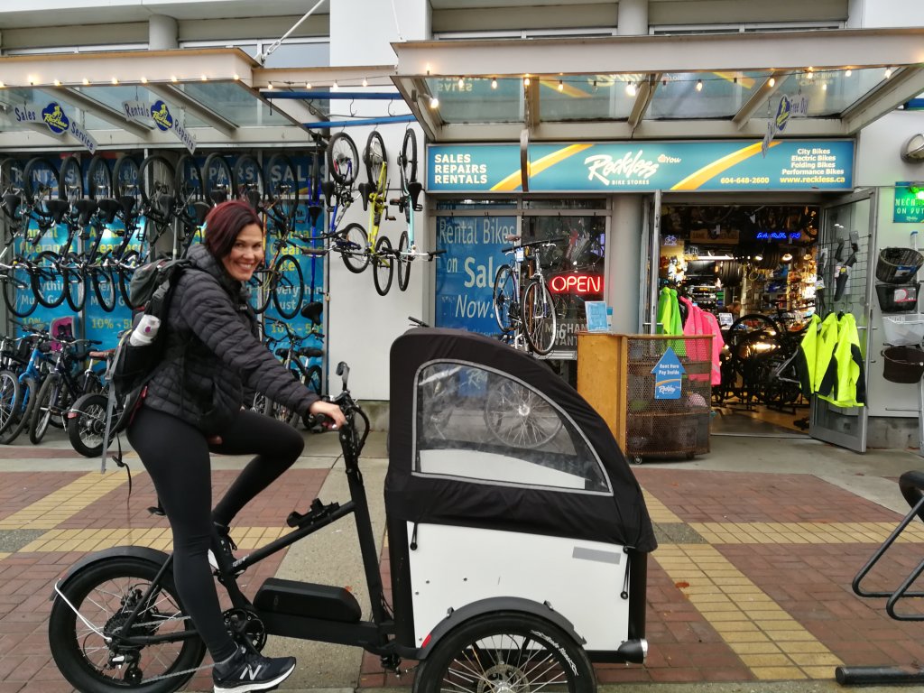 Reckless Bikes Shop's first store on Davie Street in Vancouver ©