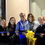 Reckless Shipyards ribbon cutting...Paul Dragan (c) and Tony Sun (far left) ©