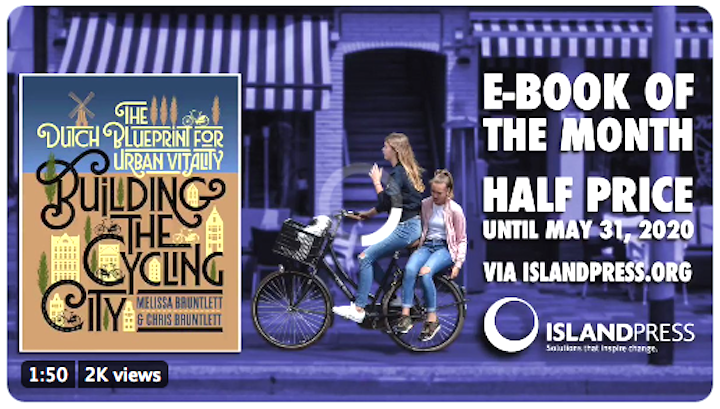 Building the Cycling City is e-book of the month now at 50% Off ©