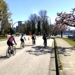 Cycling path in Vancouver created during the pandemic - but will it be permanent © CBC.ca