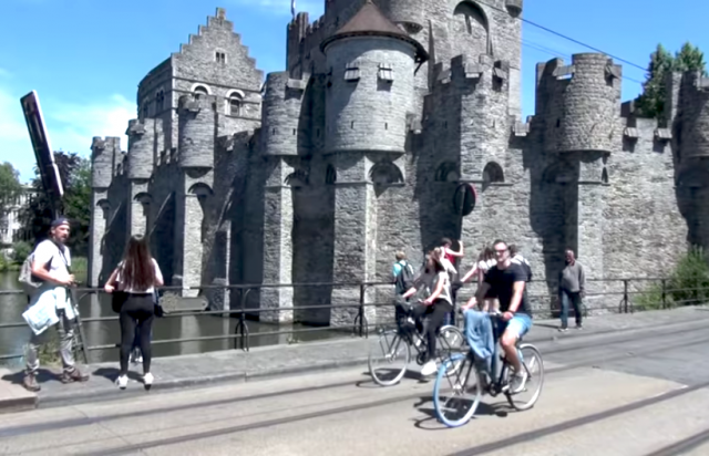 Ghent instituted the Traffic Circulation Plan in April 2017. ©